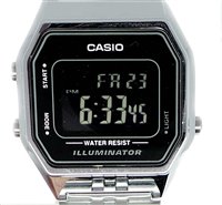 Armbanduhr Casio Dame Casio Vintage in Stahl LA680WA-1BDF - LA680WA-1BDF